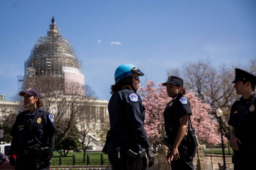 gunshots fired near u.s. capitol building