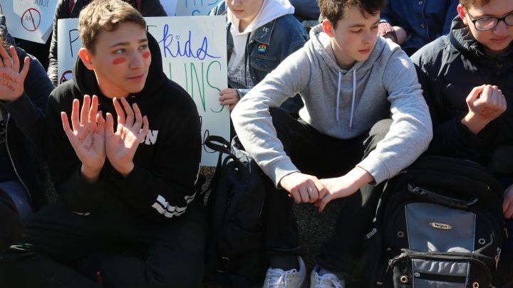 Students Protest For National Walkout Day