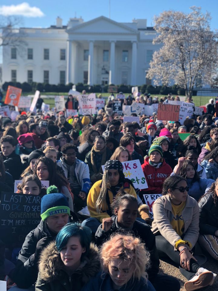 Students Protest For National Walkout Day