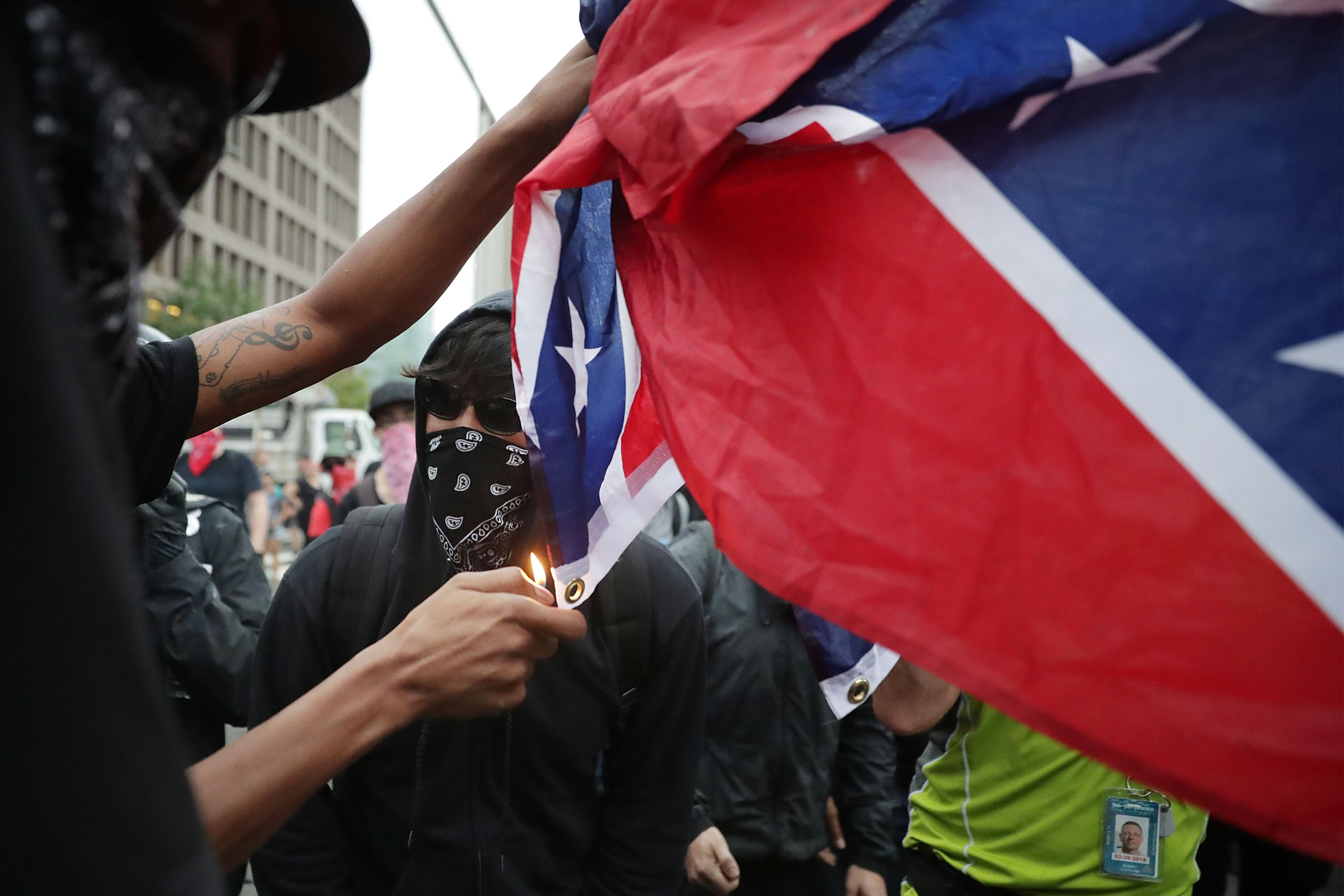 Alt Right Holds 'Unite The Right' Rally In Washington, Drawing Counterprotestors