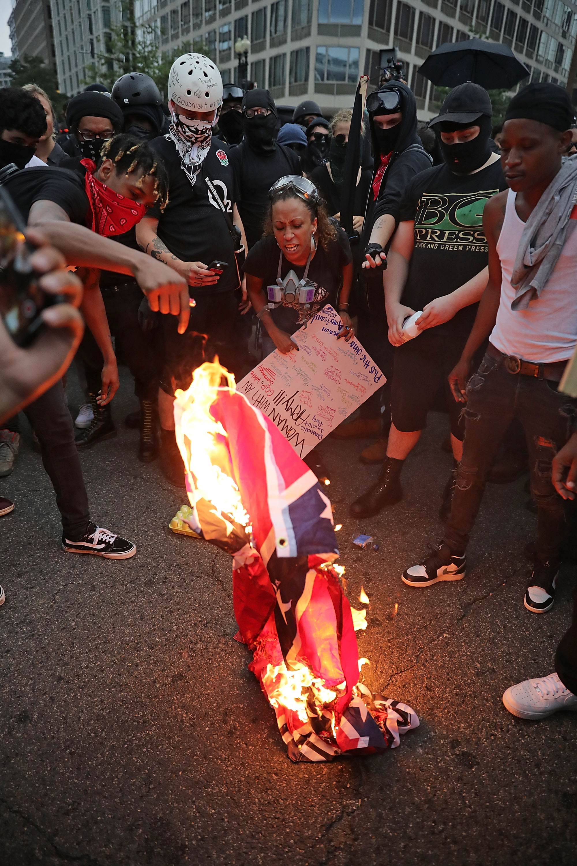 Alt Right Holds 'Unite The Right' Rally In Washington, Drawing Counterprotestors