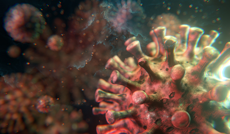 Coronavirus COVID-19 Virus Closeup