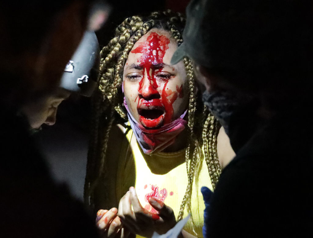 Protesters Demonstrate In D.C. Against Death Of George Floyd By Police Officer In Minneapolis