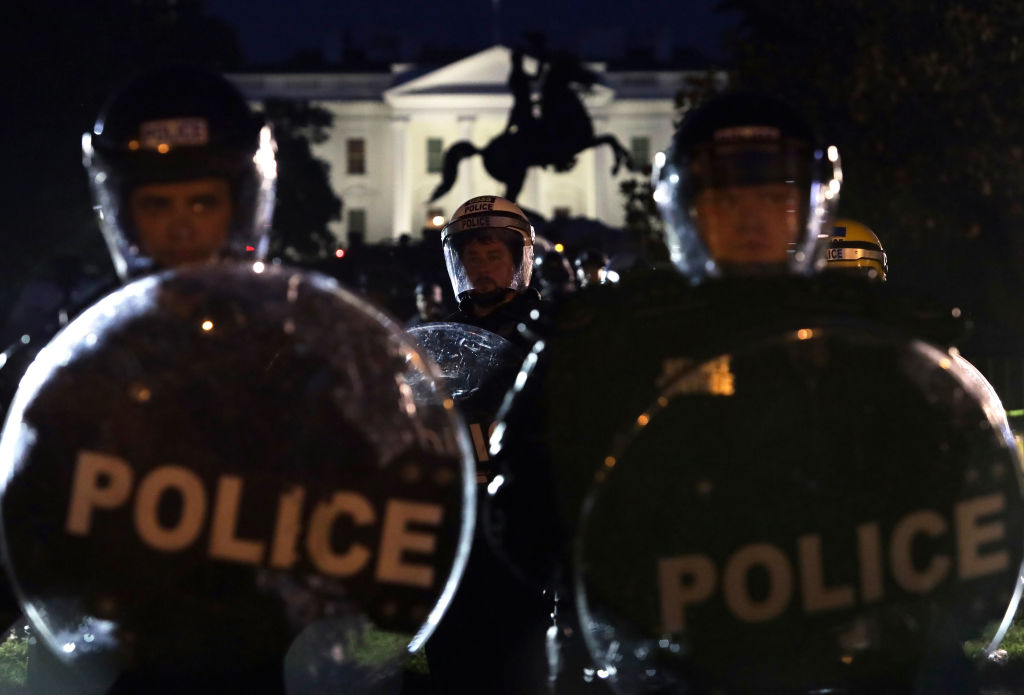 Protesters Demonstrate In D.C. Against Death Of George Floyd By Police Officer In Minneapolis