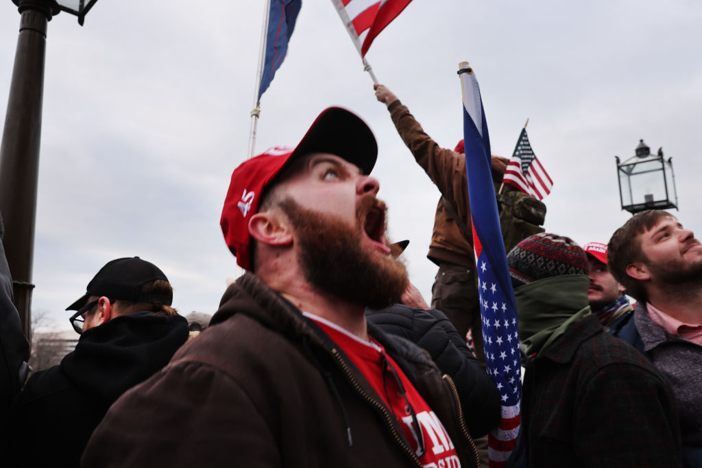 Trump Supporters Hold "Stop The Steal" Rally In DC Amid Ratification Of Presidential Election
