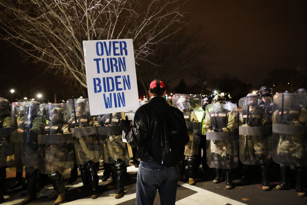Trump Supporters Hold "Stop The Steal" Rally In DC Amid Ratification Of Presidential Election