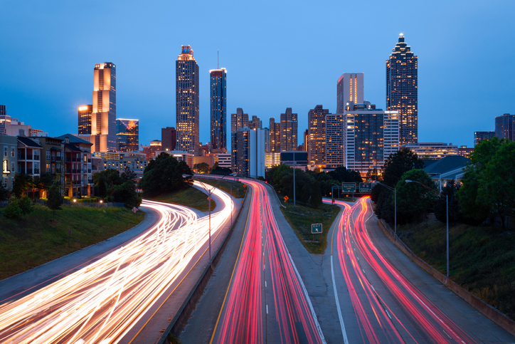 Traffic, Atlanta, Georgia, America, best places to live in Atlanta