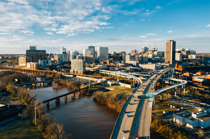 Richmond Skyline Aerial View, best places to live, first time homebuyers