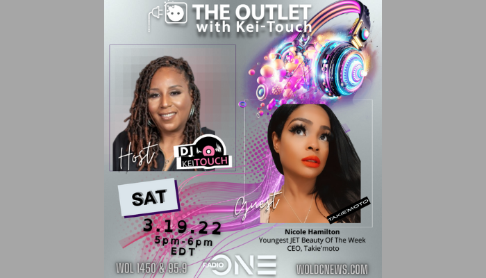 Nicole Hamilton Youngest JET Beauty of the Week l The Outlet With Kei-Touch