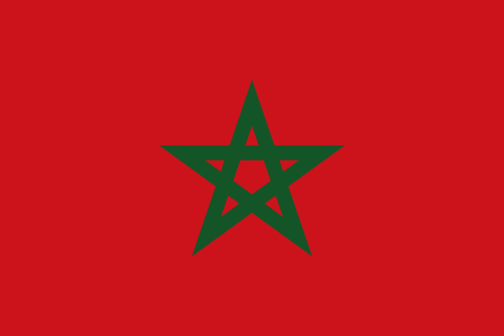 Morocco African Country Flag