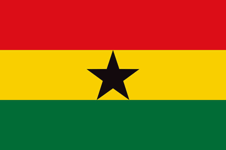 Ghana African Country Flag