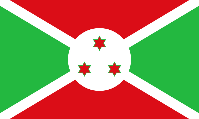Republic of Burundi African Country Flag