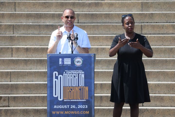 Thousands Gather For The 60th Anniversary Of The March On Washington