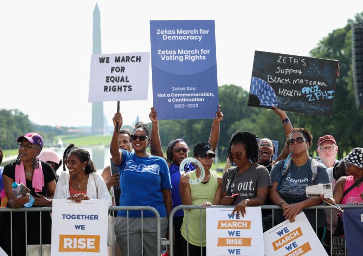 Thousands Gather For The 60th Anniversary Of The March On Washington