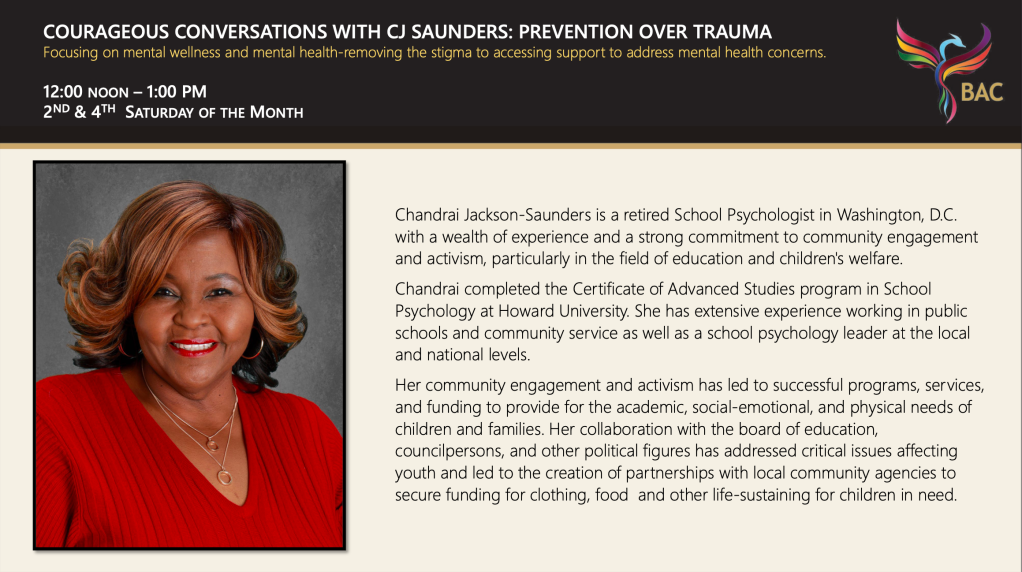 COURAGEOUS CONVERSATIONS WITH CJ SAUNDERS: PREVENTION OVER TRAUMA