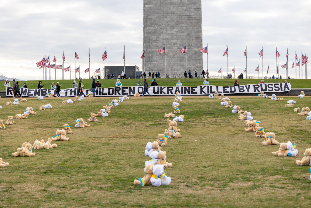 Ukrainian Missing Children Memorial in Washington
