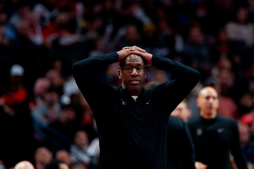 Sacramento Kings v Portland Trail Blazers - Emirates NBA Cup