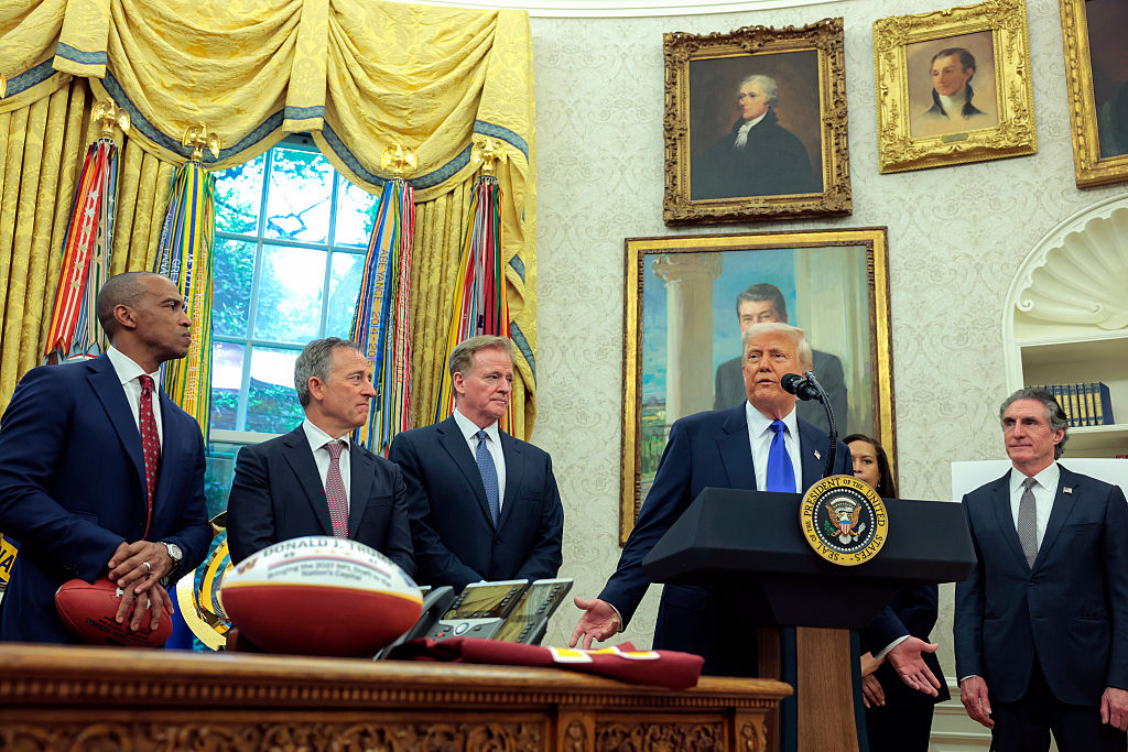 President Trump Announces 2027 NFL Draft To Be Held On The National Mall